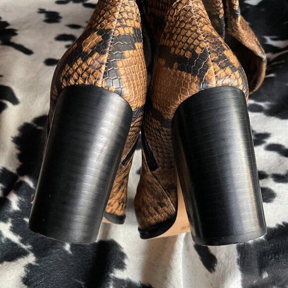 Vince Camuto Cottara Over-the-Knee Boots (OTK) | Snakeskin | Women’s 8 - Picture 6 of 7